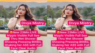 Divya Mistry Sexy Wet Shower Live First Time